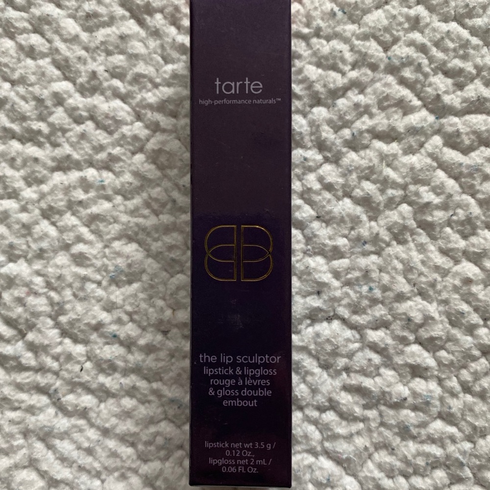 Tarte Lip Sculptor Lipstick and Lipgloss in Candid